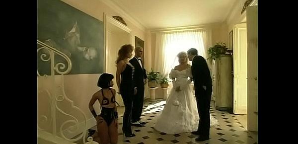  First wedding night for a slutty bride in white